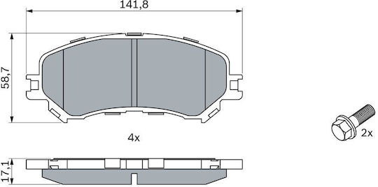 Bosch Disc Brake Pad Set