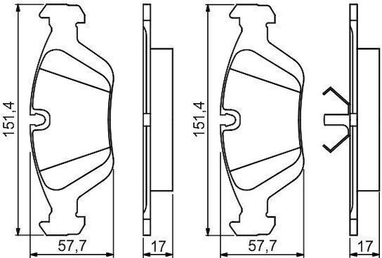 Bosch Disc Brake Pad Set