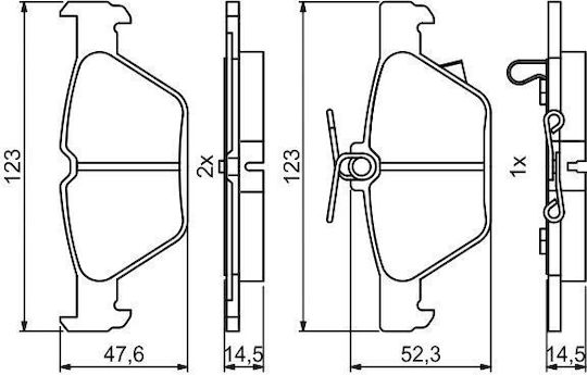 Bosch Disc Brake Pad Set