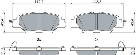 Bosch Disc Brake Pad Set