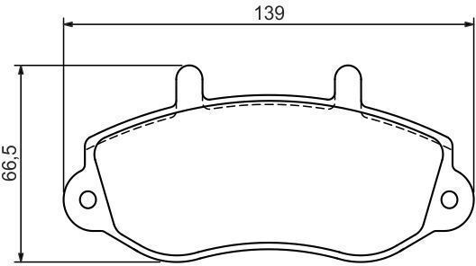Bosch Disc Brake Pad Set