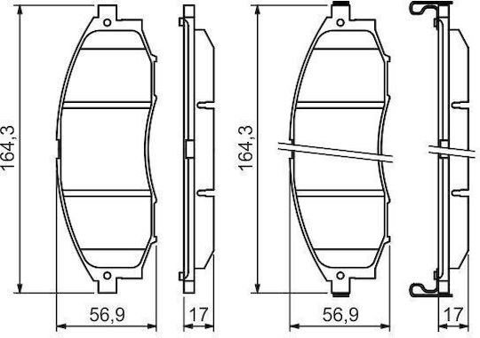 Bosch Disc Brake Pad Set