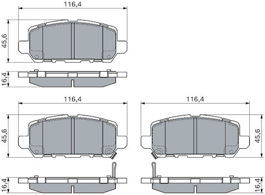 Set Plăcuțe de Frână pe Disc Bosch