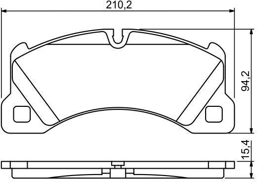Bosch Disc Brake Pad Set