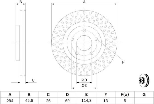 Bosch Brake Disc