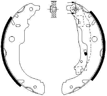 Bosch Brake Shoe Set