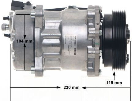 Air Conditioning Compressor Golf IV A3 1J0-820-803-F-Mahle