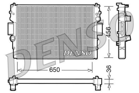 Kühler Apa Iveco Daily III Geschlossener Körper Combi Denso Drm12007