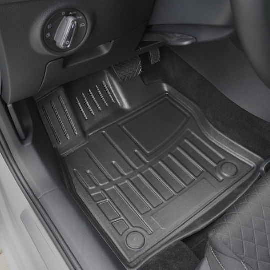 Umbrella Set Covorașe Față și Spate 2buc din Furtun pentru Seat Arona 2017+ Negre