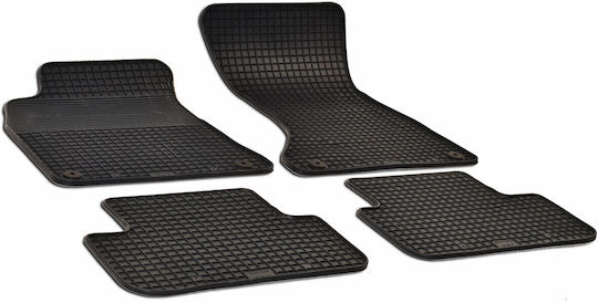 Umbrella Set Covorașe Față și Spate 4buc din Furtun pentru Audi A4 / A5 2007+ Negre