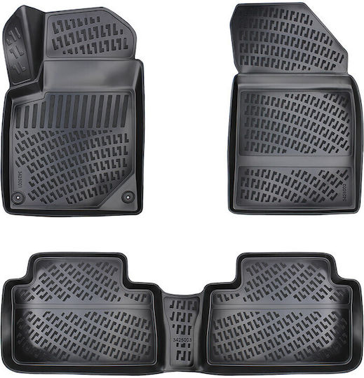 Umbrella Set Covorașe Față și Spate 4buc din Furtun pentru Citroen C5 2001-2007 Negre