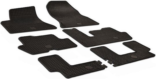 Umbrella Set Față și Spate Covoare Auto 6 Bucăți Pentru Citroen C4 Picasso 2006-2015 Negre