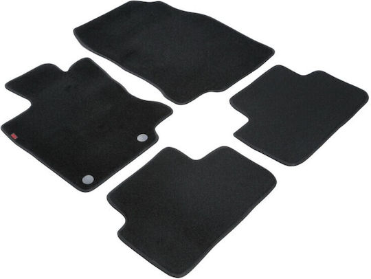 Lampa Set of Front and Rear Mats 4pcs for Renault Kadjar Black