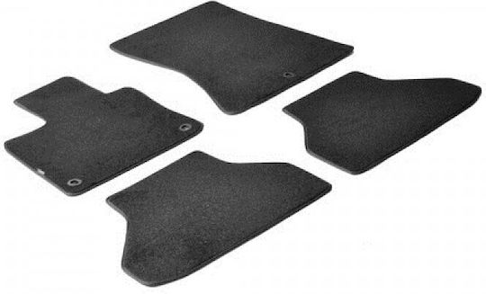 Lampa Set of Front and Rear Mats 4pcs for BMW X6 2008-2014 Black