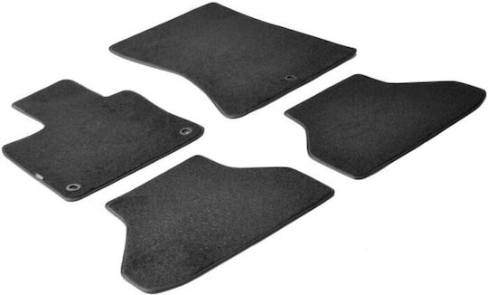Lampa Set of Front and Rear Mats 4pcs for BMW X6 2008-2014 Black