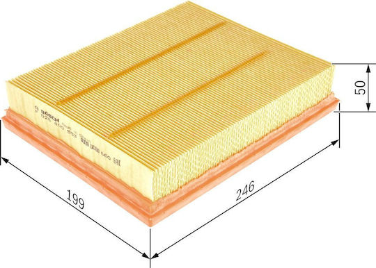 Bosch Car Air Filter for Ford Galaxy / Mondeo / S-Max