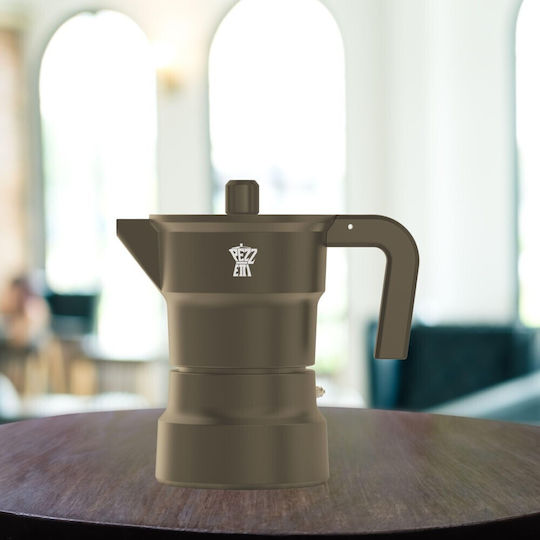 Pezzetti Electric Espresso Pot Brown