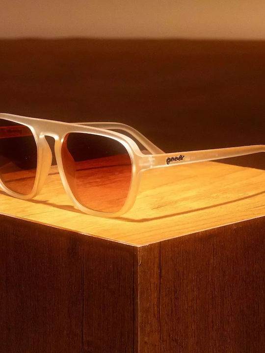 Goodr Unisex Sunglasses with Beige Frame G00435-RTG-0G02-GR