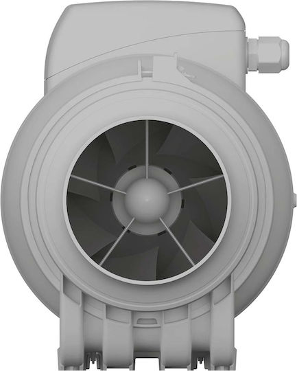 VentEurope De perete Ventilator de Baie 124mm Gri