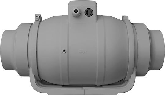 VentEurope De perete Ventilator de Baie 124mm Gri