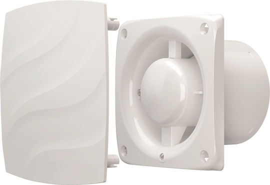 VentEurope Wandmontage Lüfter 100mm Weiß