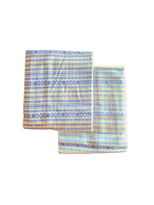 Kotonia Home Σετ Μαξιλαροθήκες με Φάσα Multicolor 50x80εκ.