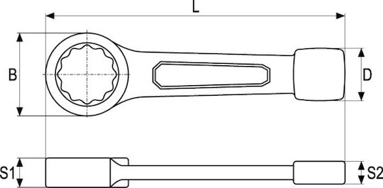 30mm Eyelet Beating Wrench