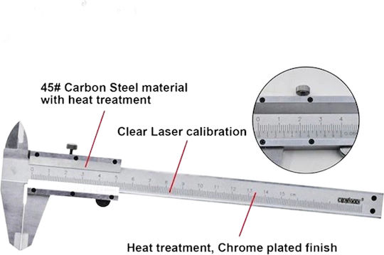 Crownman Analog Thickness Gauge 0 - 150mm