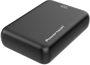 Powertech PT-1503 Power Bank 20000mAh 22.5W με Θύρα USB-A και 2 Θύρες USB-C Power Delivery / Quick Charge 4.0 Μαύρο