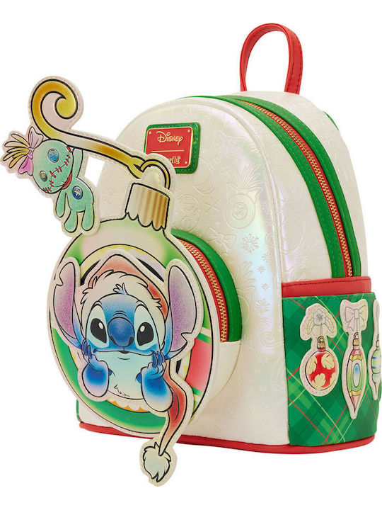 Loungefly Stitch Holiday Schulranzen Rucksack Gold