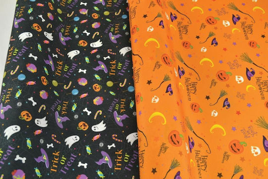 Witches Textilien Orange 48 Cm X 5 M