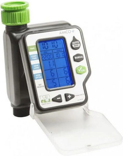Rain Amico+ Battery Faucet Irrigation Programmer 1 Output