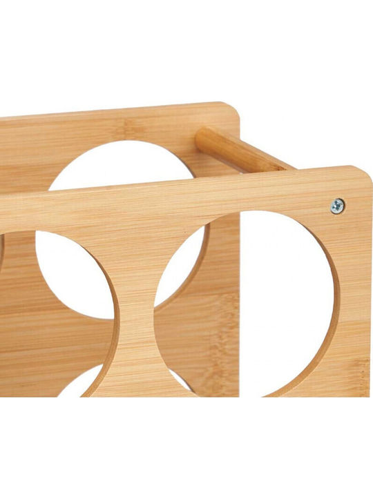 Atmosphera Suport De Sticle Tabletop Din Lemn Maro 55448 Atmosphera Suport De Sticle Tabletop Din Lemn Maro 55448