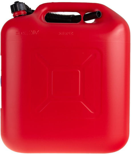 Geko Double Position Fuel Container Plastic with Extension Tube Red