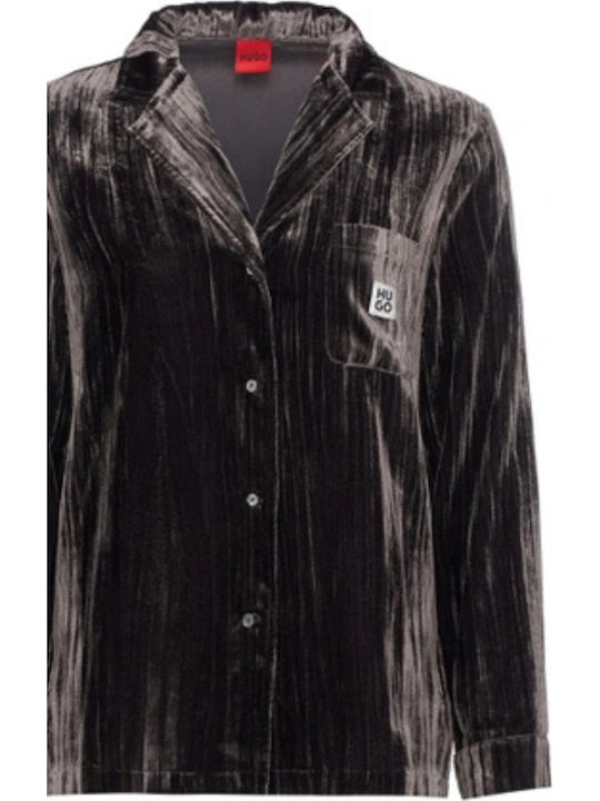 Boss Winter Women's Pyjama Jacket Gray