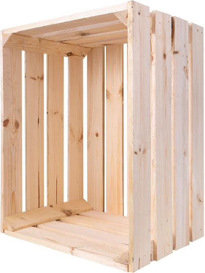 Creative Διακοσμητικό Καφάσι Κήπου Ξύλινο JAN-CD-SKRZYNKA-NATURAL-50x40x30 Creative Διακοσμητικό Καφάσι Κήπου Ξύλινο JAN-CD-SKRZYNKA-NATURAL-50x40x30