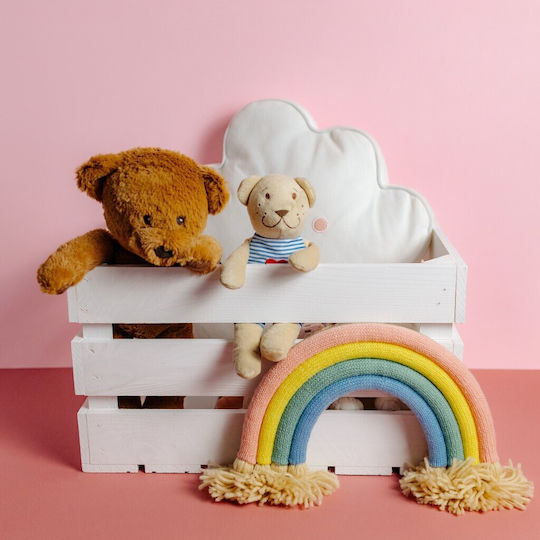 Creative Decorative Crate Garden Wooden 40cmx30cmx23cm JAN-CD-SKRZYNKA-BIALA-40x30x23
