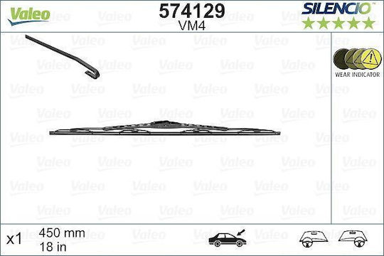 Valeo Silencio Performance Ștergător Auto pentru Șofer 450mm