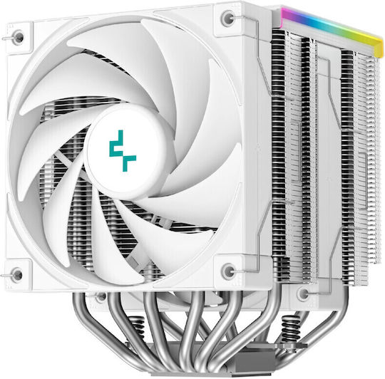 Deepcool AK620 Digital SE Dual Fan CPU Cooling with RGB for AM4/AM5/1200/115x Socket White