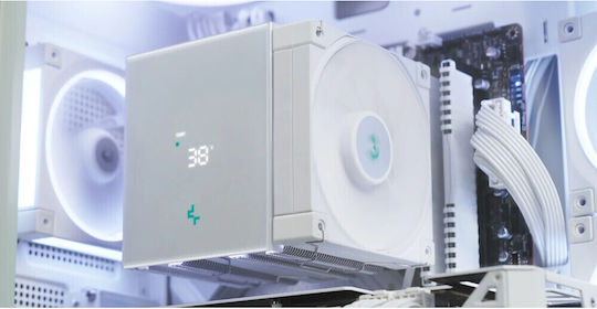 Deepcool AK620 Digital SE Dual Fan CPU Cooling with RGB for AM4/AM5/1200/115x Socket White