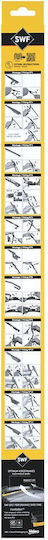 SWF VisioFlex Front Set Car Wiper Blades 600mm 580mm for BMW E60