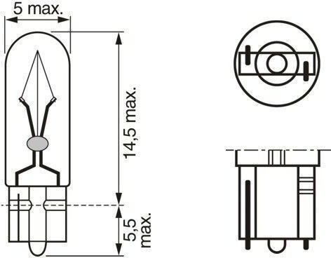 Bosch Lampen Auto Eco Halogen 12V 1.2W 1Stück