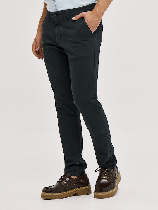 Trousers Elastic Navy Blue