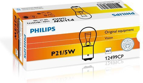 Set 10 Becuri Stop P21/5w 12v Philips