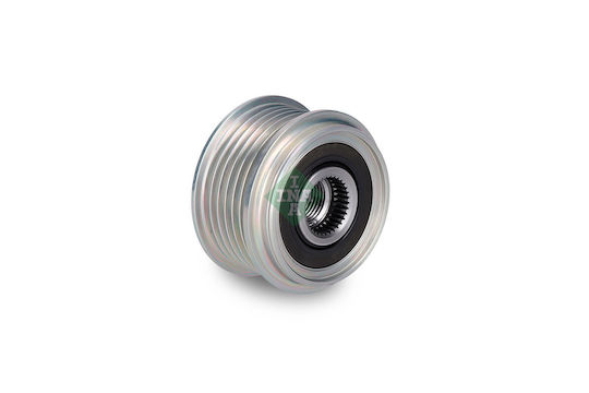 Ina Freewheel System Generator Alternator Pulley for Audi A4 A5 A6 A7 A8 Q5 Q7 Q8 Man Tge Inner Diameter 17 Mm Outer Diameter 55.9 Mm Width 35 Mm 6 Grooves