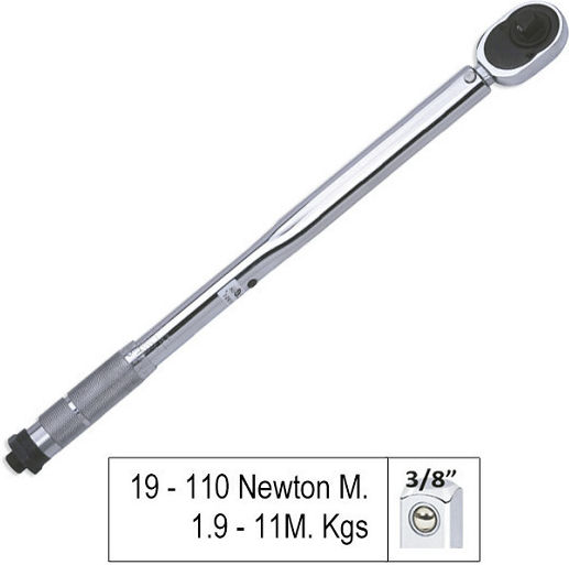 JBM Torque Wrench 3/8" 19-110 Nm 36.5cm