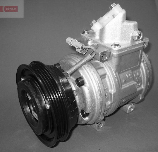 Denso Air Conditioning Compressor Toyota Land Cruiser 100 J10 D 4.2 Magnetic Clutch 10pa15l R134a 12v 4 Grooves 120mm 214x128mm