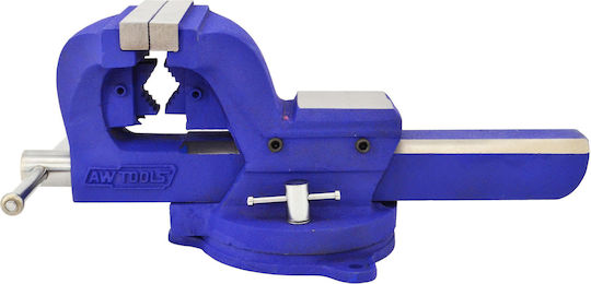 AWTools Въртяща Се Менгена За Плот От Чугунен С Максимално Отваряне 165mm
