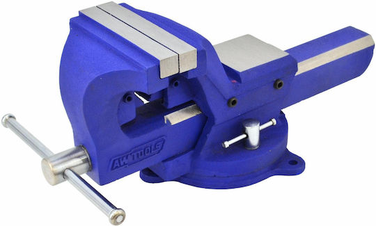 AWTools Въртяща Се Менгена За Плот От Чугунен С Максимално Отваряне 165mm