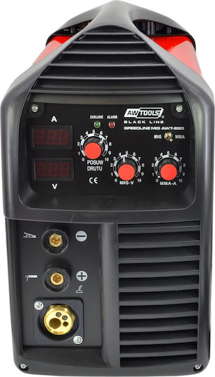 AWTools Schweißmaschine MIG mit maximalem Schweißstrom 220A